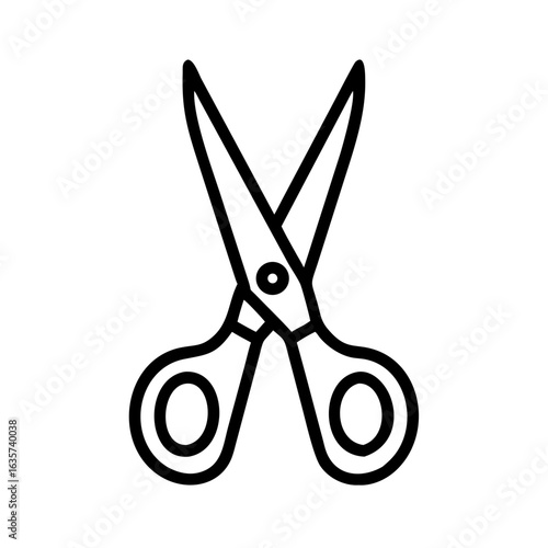 Scissors Icon for Creativity and Crafting Topics