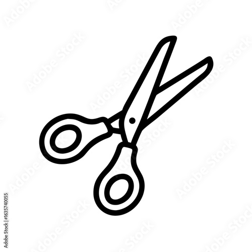 Scissors Icon for Creativity and Crafting Topics