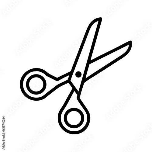 Scissors Icon for Creativity and Crafting Topics