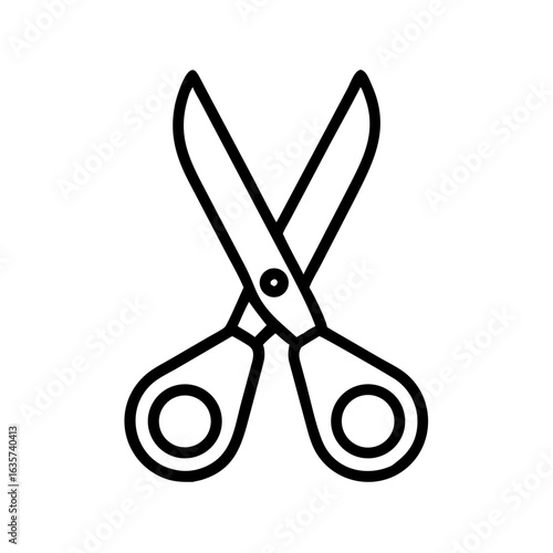 Scissors Icon for Creativity and Crafting Topics