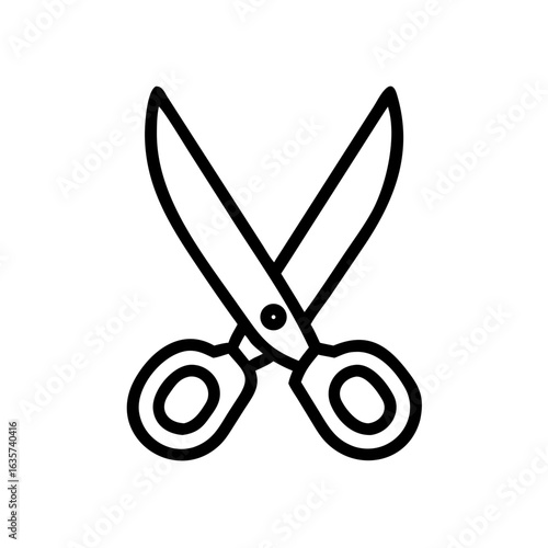 Scissors Icon for Creativity and Crafting Topics