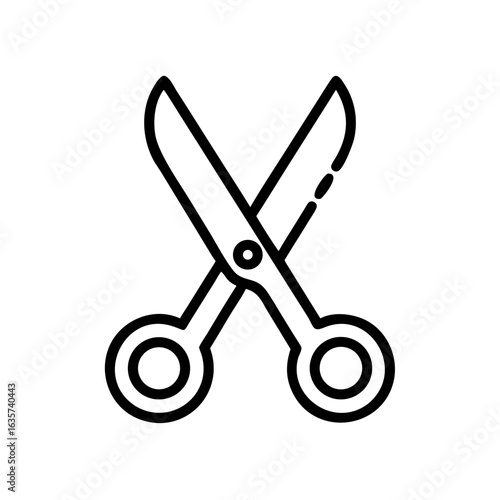 Scissors Icon for Creativity and Crafting Topics