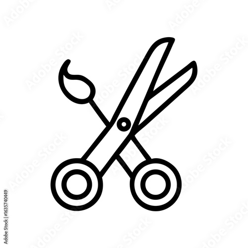 Scissors Icon for Creativity and Crafting Topics