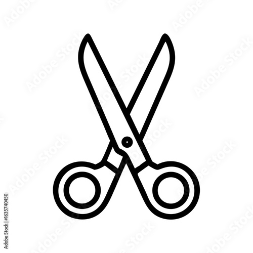 Scissors Icon for Creativity and Crafting Topics