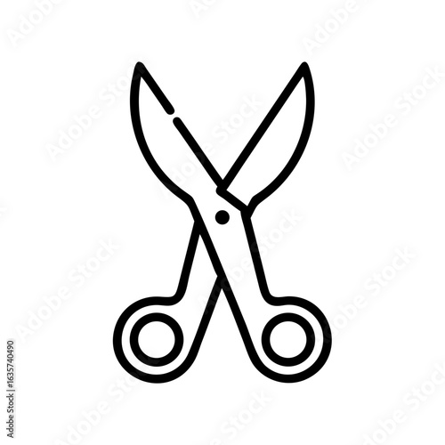 Scissors Icon for Creativity and Crafting Topics