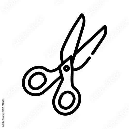 Scissors Icon for Creativity and Crafting Topics