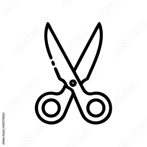 Scissors Icon for Creativity and Crafting Topics