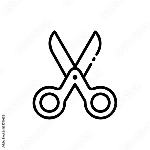 Scissors Icon for Creativity and Crafting Topics
