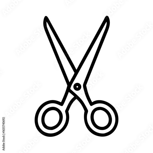 Scissors Icon for Creativity and Crafting Topics