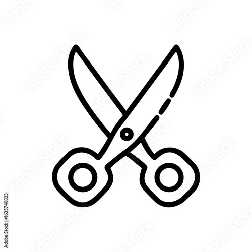 Scissors Icon for Creativity and Crafting Topics