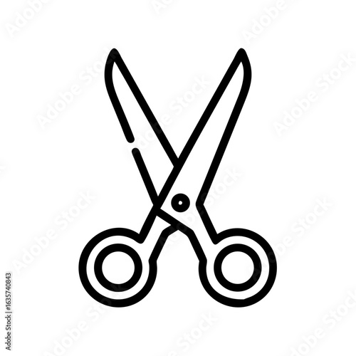 Scissors Icon for Creativity and Crafting Topics