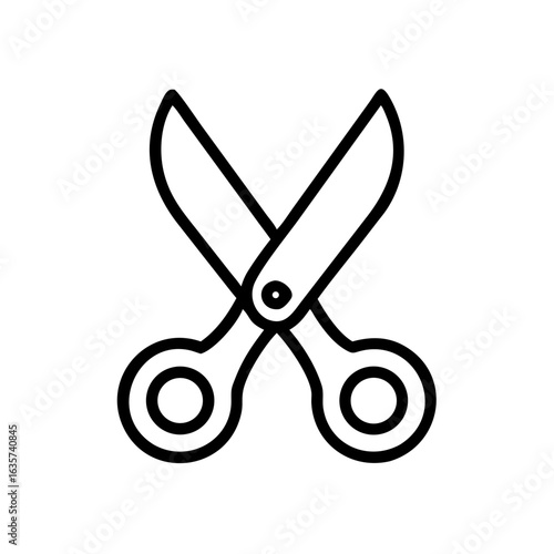 Scissors Icon for Creativity and Crafting Topics