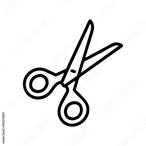 Scissors Icon for Creativity and Crafting Topics