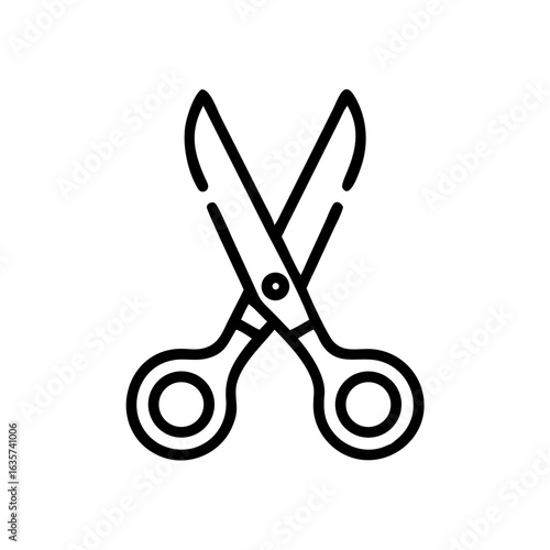 Scissors Icon for Creativity and Crafting Topics