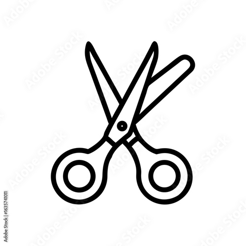 Scissors Icon for Creativity and Crafting Topics