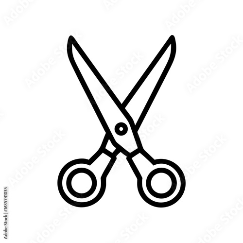 Scissors Icon for Creativity and Crafting Topics