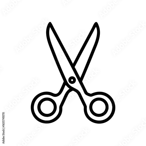 Scissors Icon for Creativity and Crafting Topics