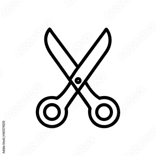 Scissors Icon for Creativity and Crafting Topics