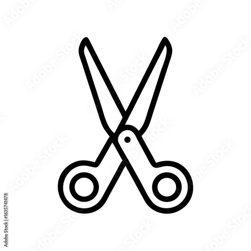 Scissors Icon for Creativity and Crafting Topics