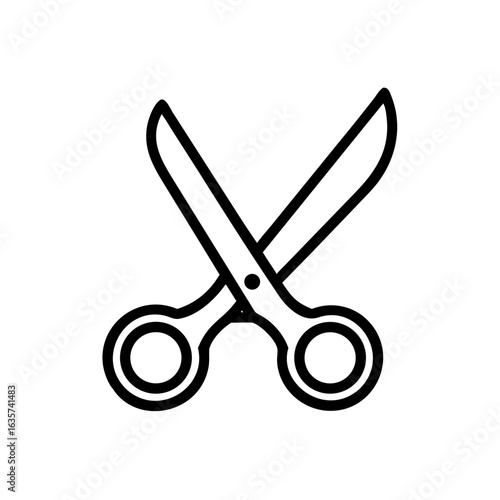 Scissors Icon for Creativity and Crafting Topics