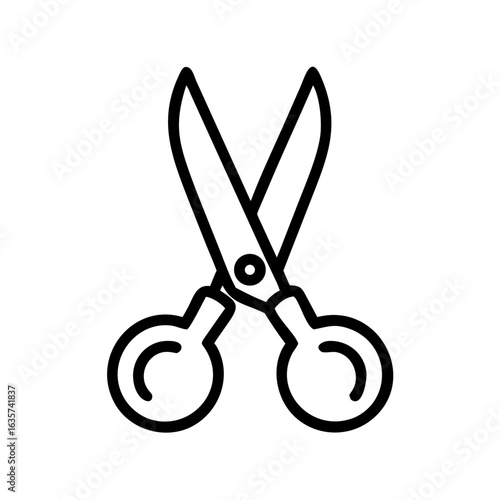 Scissors Icon for Creativity and Crafting Topics
