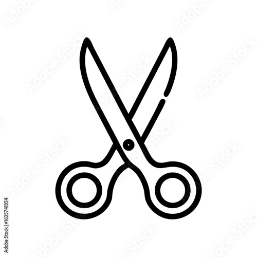 Scissors Icon for Creativity and Crafting Topics
