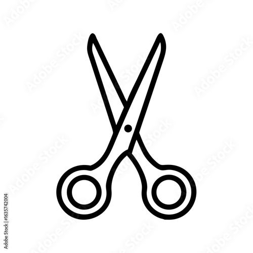 Scissors Icon for Creativity and Crafting Topics