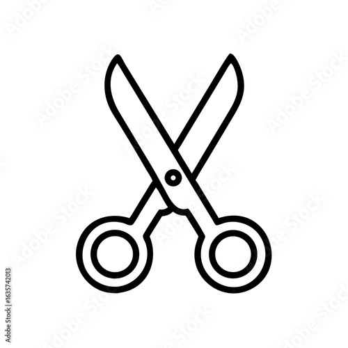 Scissors Icon for Creativity and Crafting Topics