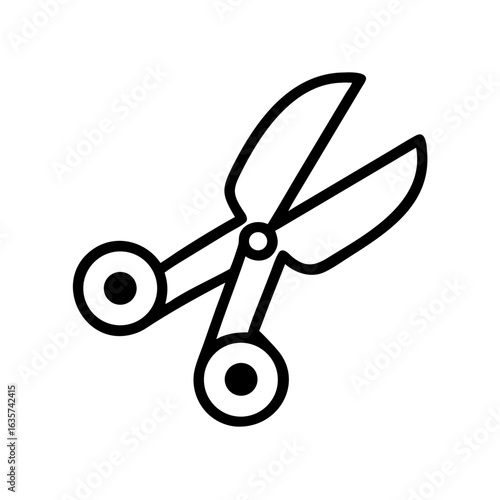 Scissors Icon for Creativity and Crafting Topics