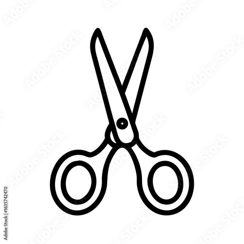 Scissors Icon for Creativity and Crafting Topics
