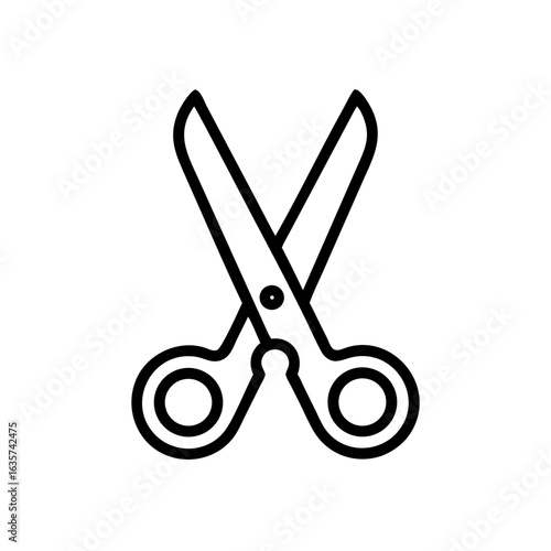 Scissors Icon for Creativity and Crafting Topics