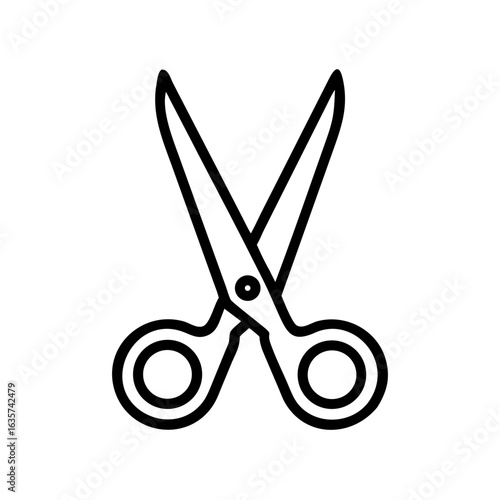 Scissors Icon for Creativity and Crafting Topics
