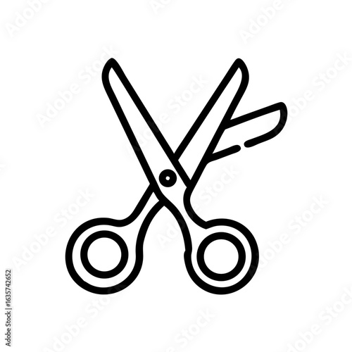 Scissors Icon for Creativity and Crafting Topics