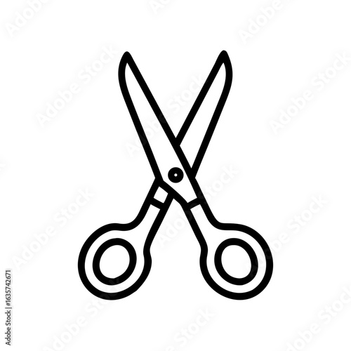 Scissors Icon for Creativity and Crafting Topics