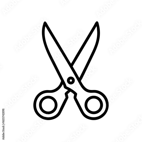 Scissors Icon for Creativity and Crafting Topics