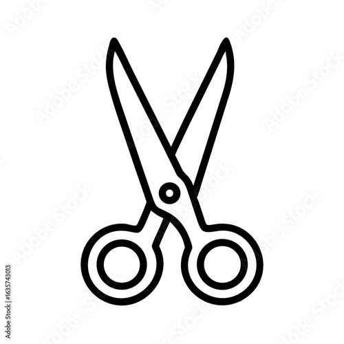 Scissors Icon for Creativity and Crafting Topics