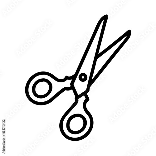 Scissors Icon for Creativity and Crafting Topics