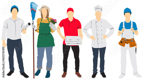 people occupation full length