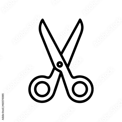 Scissors Icon for Creativity and Crafting Topics