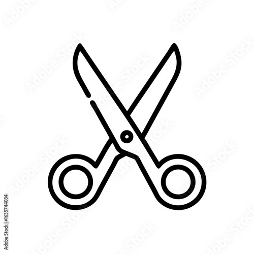 Scissors Icon for Creativity and Crafting Topics
