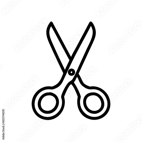 Scissors Icon for Creativity and Crafting Topics