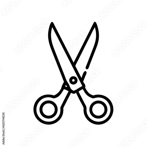 Scissors Icon for Creativity and Crafting Topics