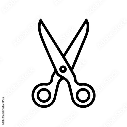 Scissors Icon for Creativity and Crafting Topics