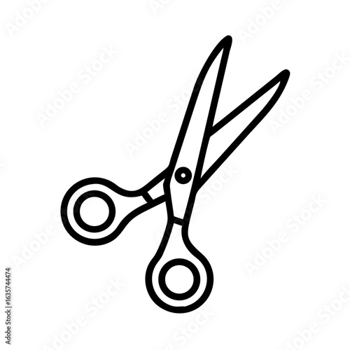 Scissors Icon for Creativity and Crafting Topics