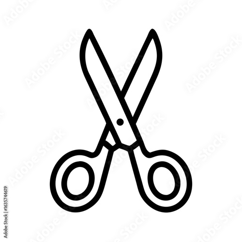 Scissors Icon for Creativity and Crafting Topics