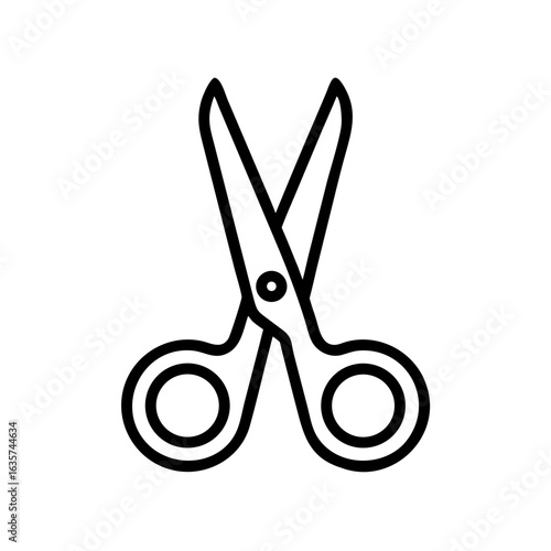 Scissors Icon for Creativity and Crafting Topics