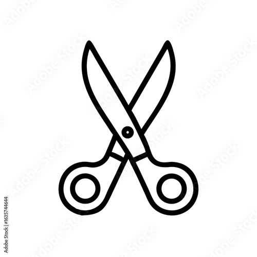 Scissors Icon for Creativity and Crafting Topics