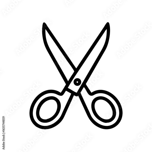 Scissors Icon for Creativity and Crafting Topics
