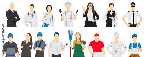 people occupation professional people collection half length