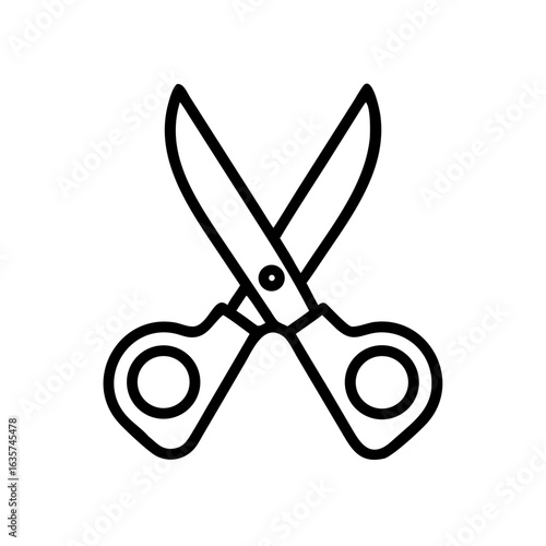 Scissors Icon for Creativity and Crafting Topics